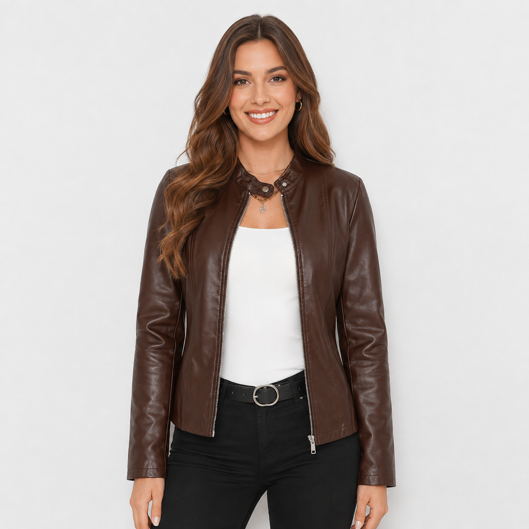 Isadora | Women's Full-Zip Leather Jacket