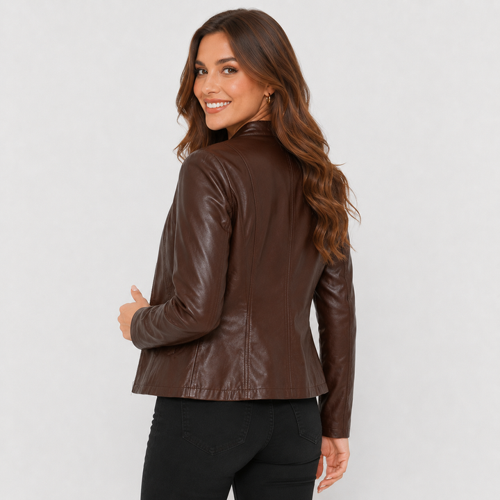 Isadora | Women's Full-Zip Leather Jacket