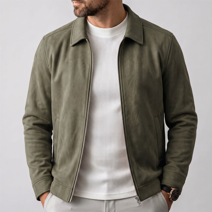 Archer | Men's Faux Suede Harrington Jacket
