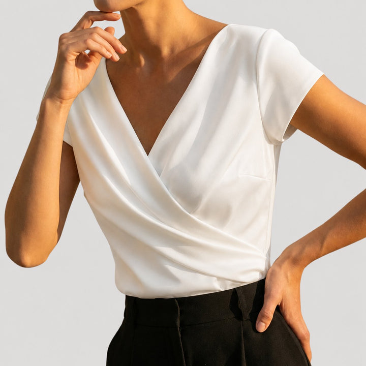 Nina | Women's Wrap Blouse