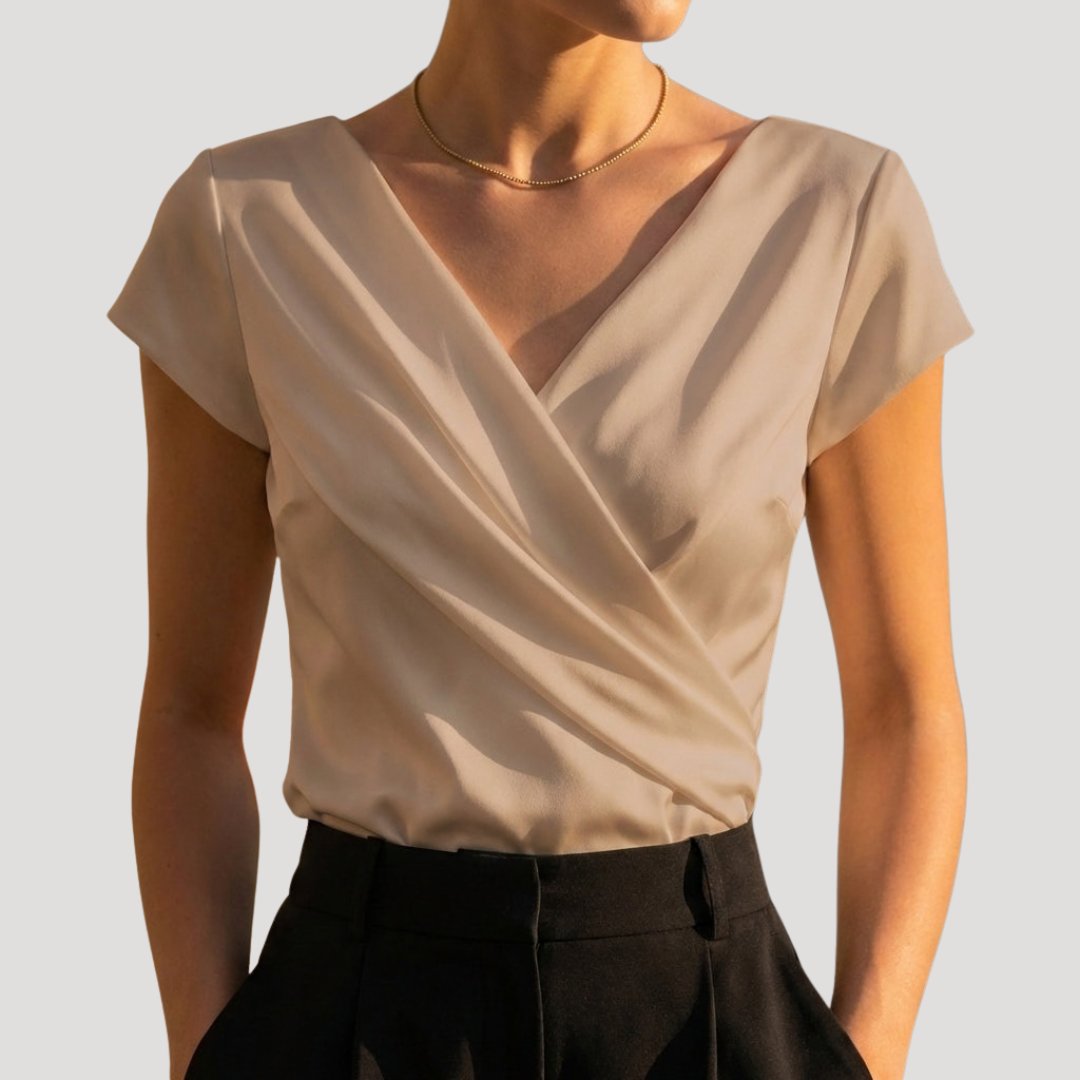 Nina | Women's Wrap Blouse