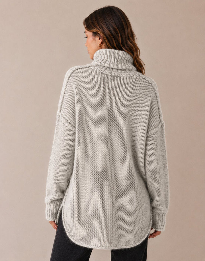 Etta | Women's Chunky Oversized Turtleneck Sweater
