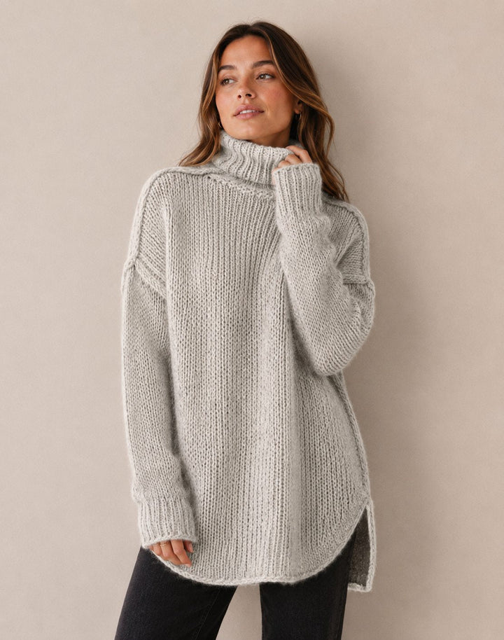 Etta | Women's Chunky Oversized Turtleneck Sweater