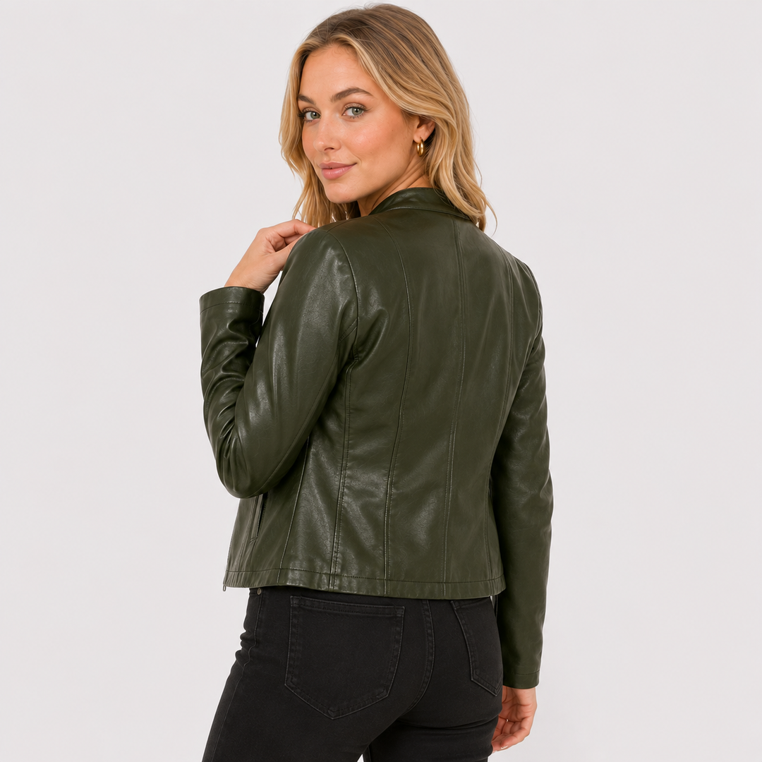 Isadora | Women's Full-Zip Leather Jacket