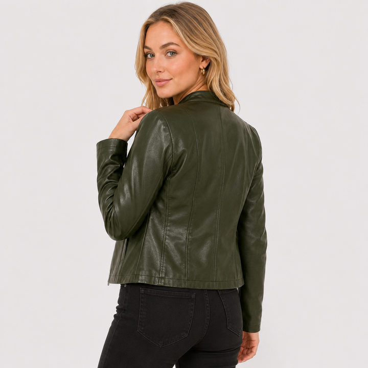 Isadora | Women's Full-Zip Leather Jacket