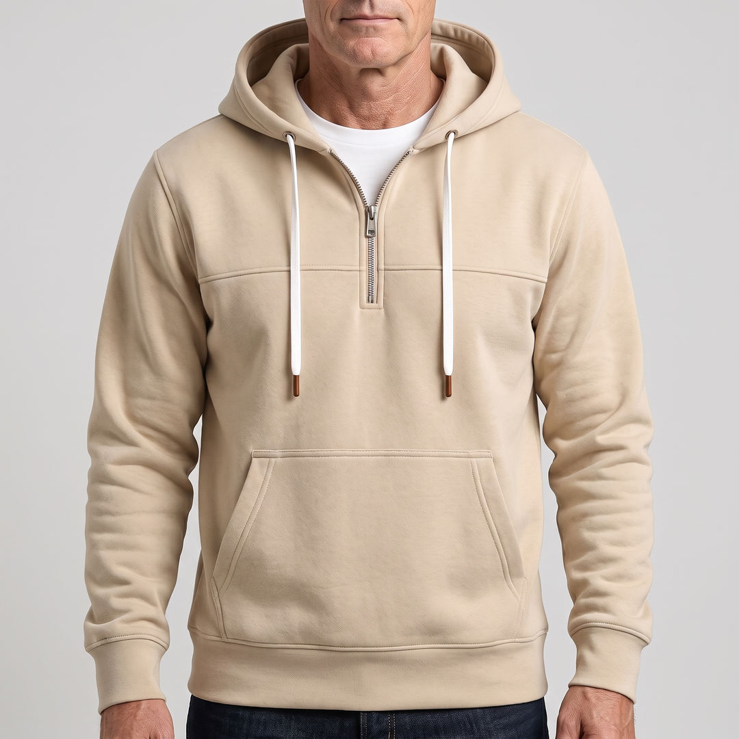 Donovan | Men's Relaxed Quarter-Zip Hoodie
