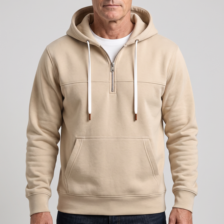 Donovan | Men's Relaxed Quarter-Zip Hoodie