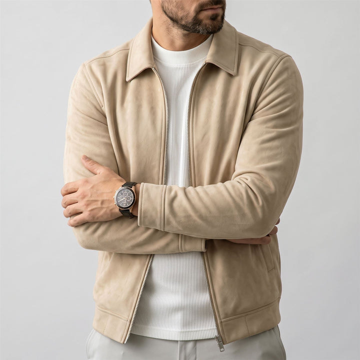 Archer | Men's Faux Suede Harrington Jacket