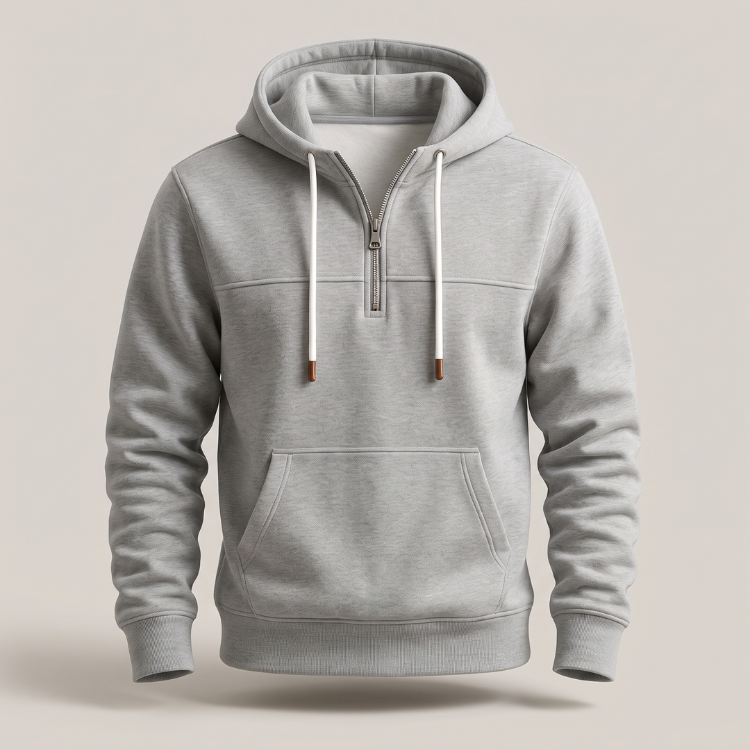 Donovan | Men's Relaxed Quarter-Zip Hoodie