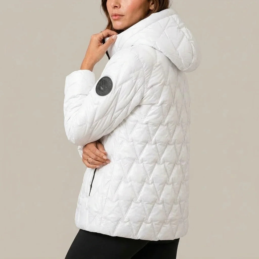 Odile | Women's High-Neck Padded Hooded Puffer Coat