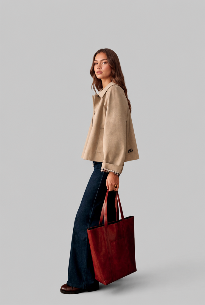 Ivy | Women's Cropped Trench Jacket