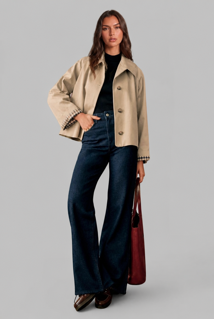 Ivy | Women's Cropped Trench Jacket