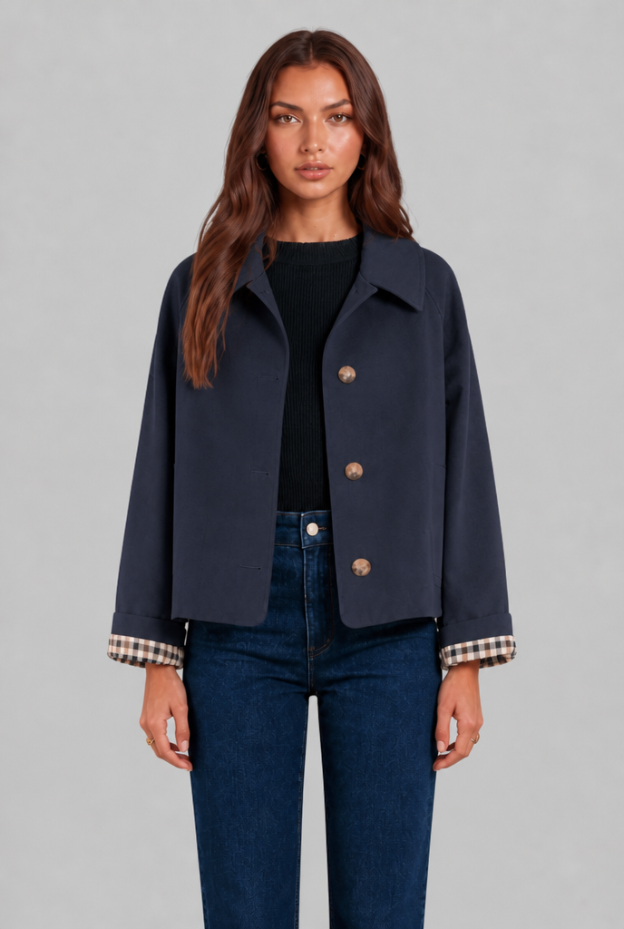 Ivy | Women's Cropped Trench Jacket