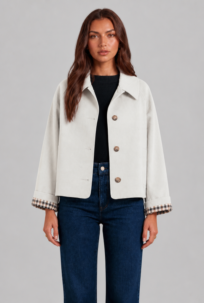 Ivy | Women's Cropped Trench Jacket