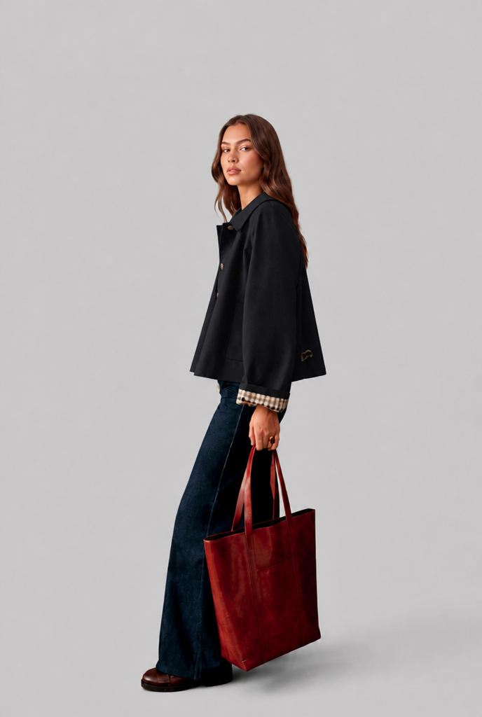 Ivy | Women's Cropped Trench Jacket