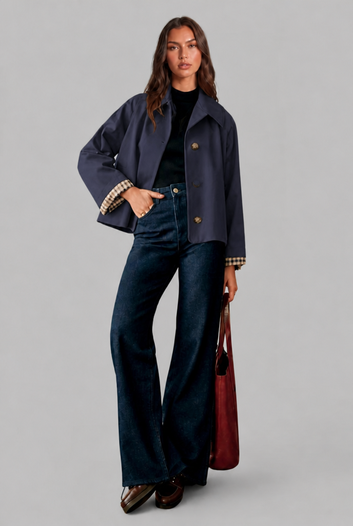 Ivy | Women's Cropped Trench Jacket