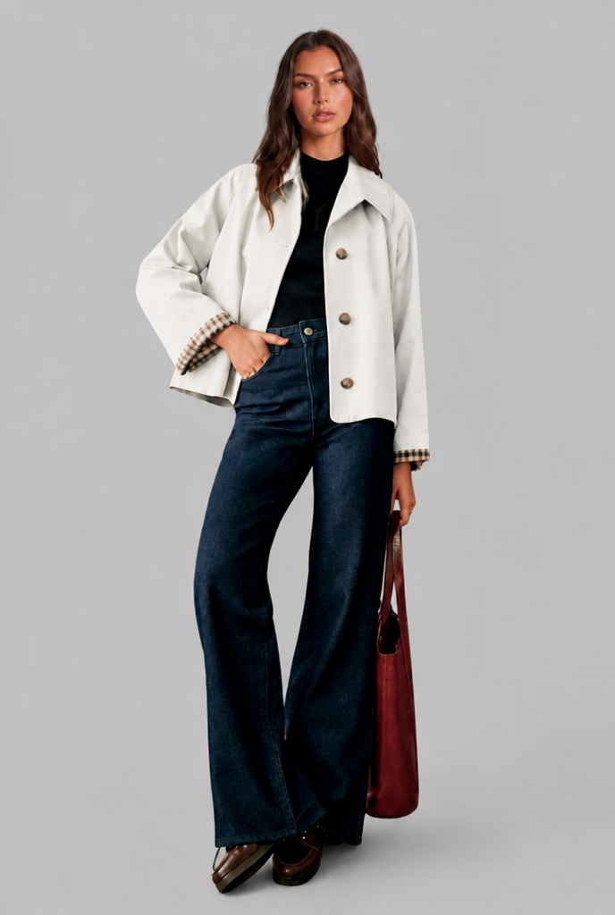 Ivy | Women's Cropped Trench Jacket