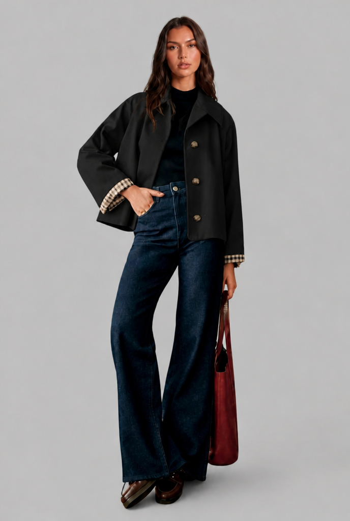 Ivy | Women's Cropped Trench Jacket