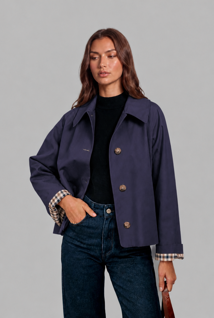 Ivy | Women's Cropped Trench Jacket
