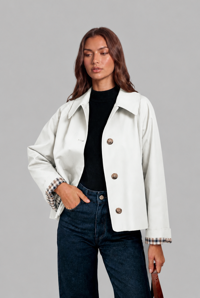 Ivy | Women's Cropped Trench Jacket