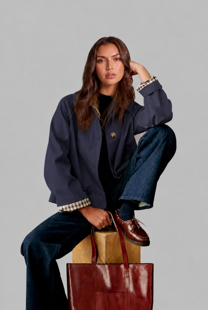 Ivy | Women's Cropped Trench Jacket