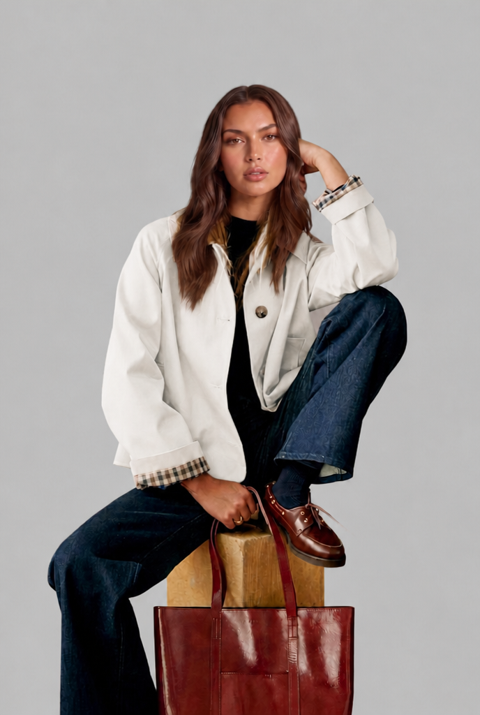 Ivy | Women's Cropped Trench Jacket