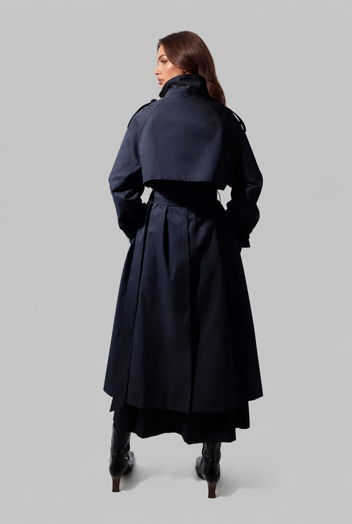 Phoebe | Women's Longline Belted Trench Coat