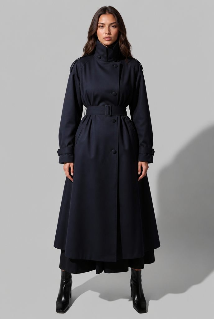 Phoebe | Women's Longline Belted Trench Coat