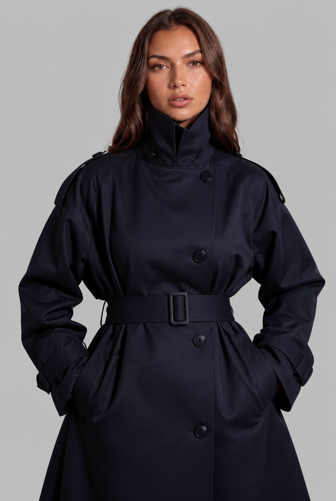 Phoebe | Women's Longline Belted Trench Coat