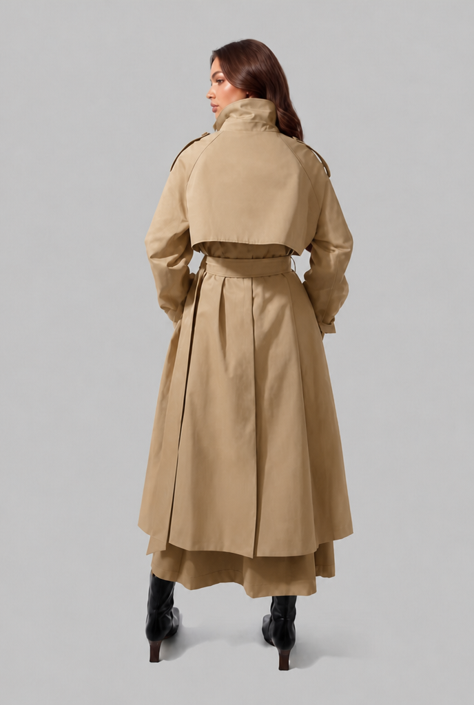 Phoebe | Women's Longline Belted Trench Coat