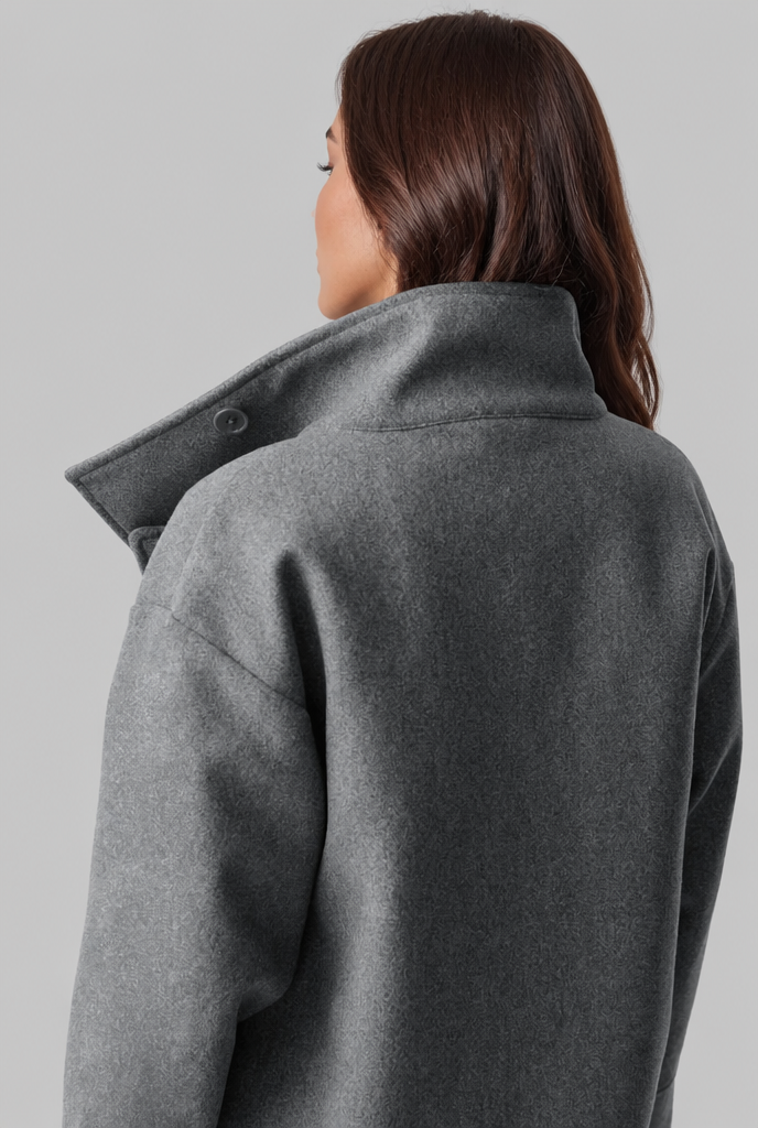 Ruby | Women's Cropped Funnel Neck Jacket