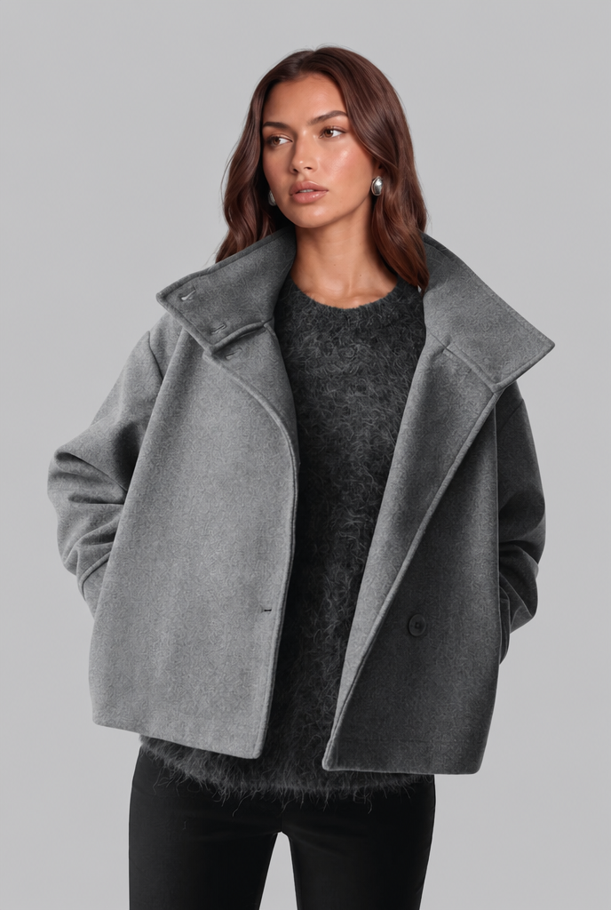 Ruby | Women's Cropped Funnel Neck Jacket