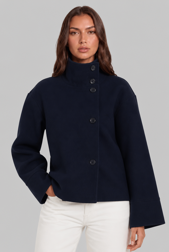 Ruby | Women's Cropped Funnel Neck Jacket