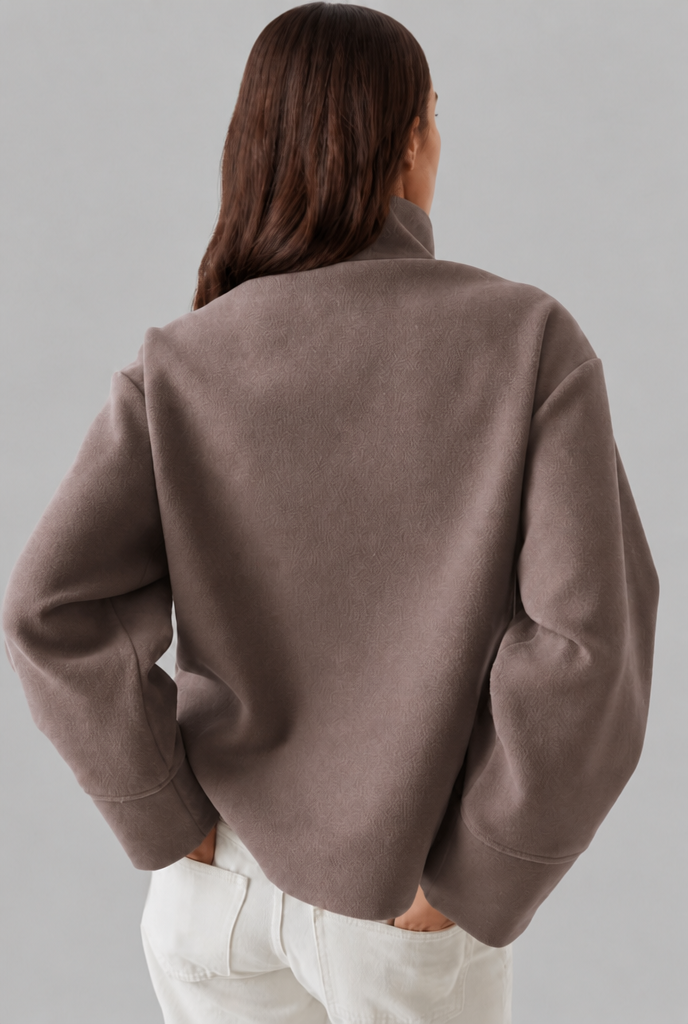 Ruby | Women's Cropped Funnel Neck Jacket