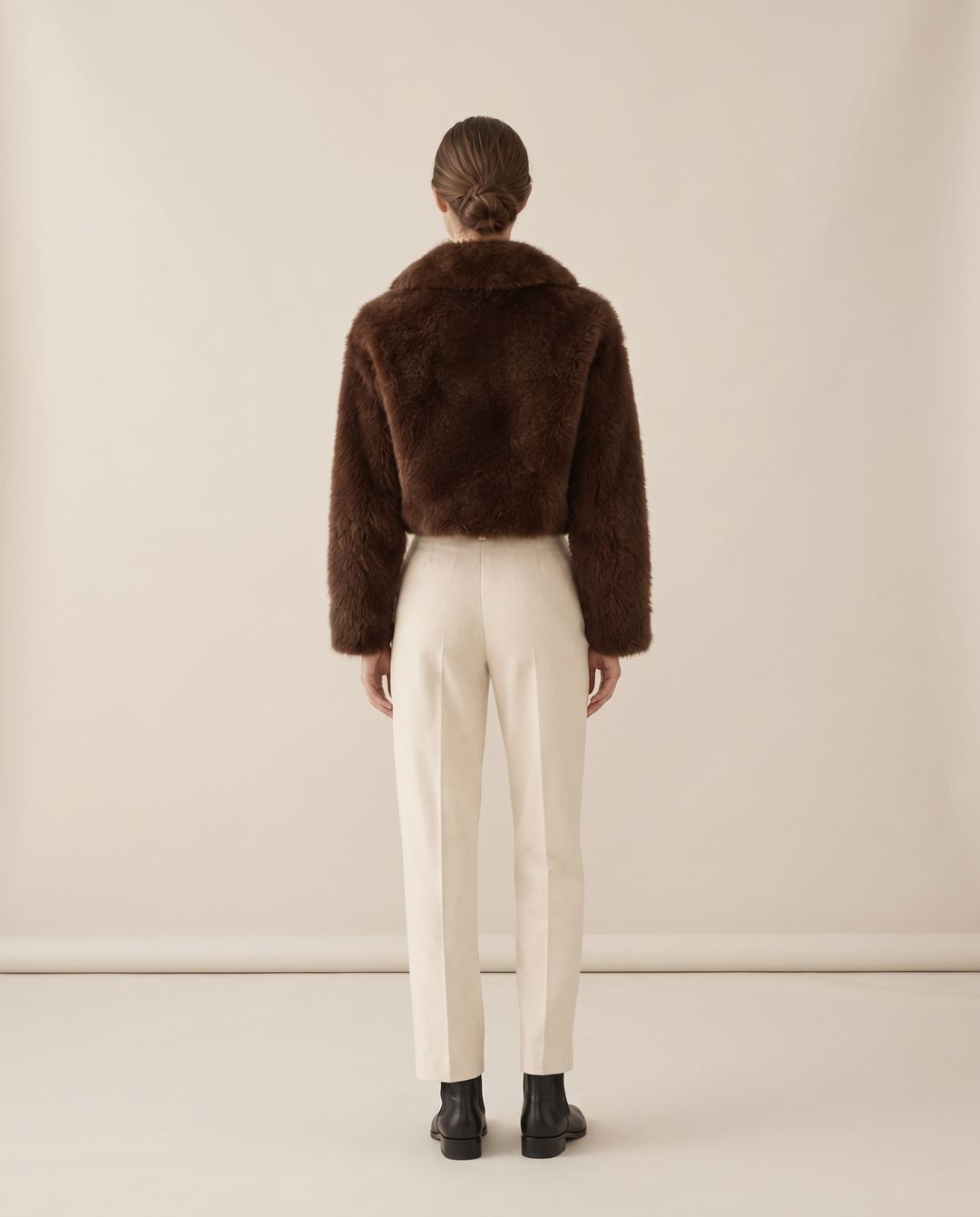 Paloma | Women's Cropped Faux Fur Coat
