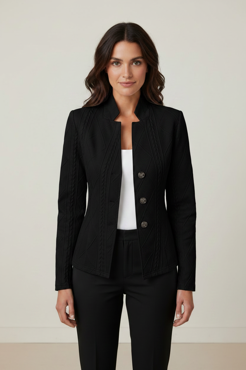 Cecily | Women's Textured Tailored Blazer