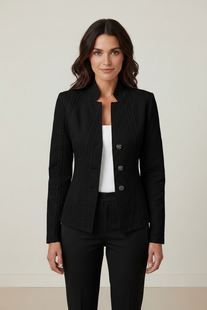 Cecily | Women's Textured Tailored Blazer