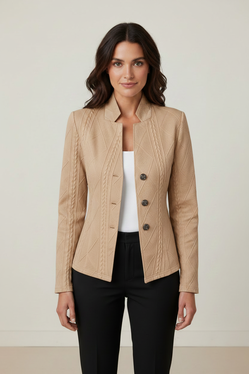 Cecily | Women's Textured Tailored Blazer