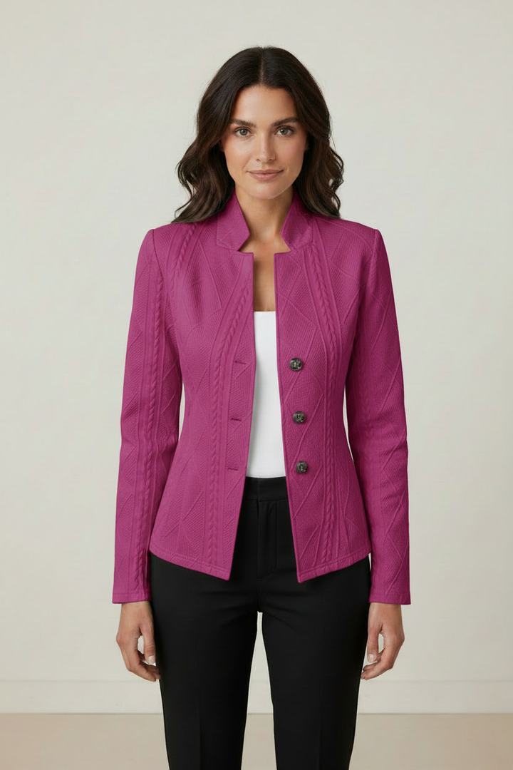 Cecily | Women's Textured Tailored Blazer