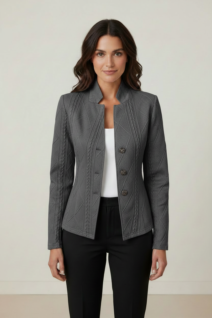 Cecily | Women's Textured Tailored Blazer