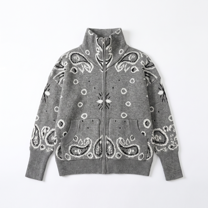 Cleo | Women's Zip Turtleneck Cardigan