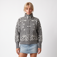Cleo | Women's Zip Turtleneck Cardigan