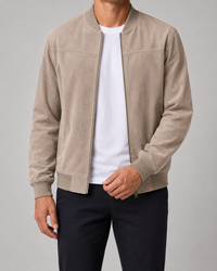 Hugo | Men's Suede Bomber Jacket