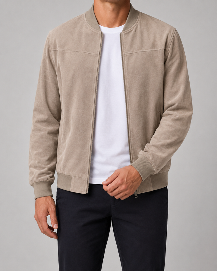 Hugo | Men's Suede Bomber Jacket