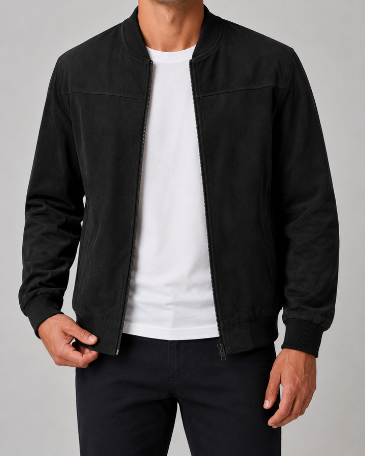 Hugo | Men's Suede Bomber Jacket