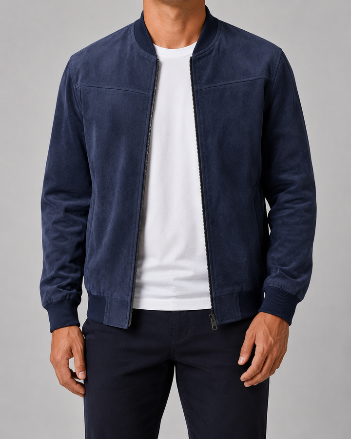 Hugo | Men's Suede Bomber Jacket