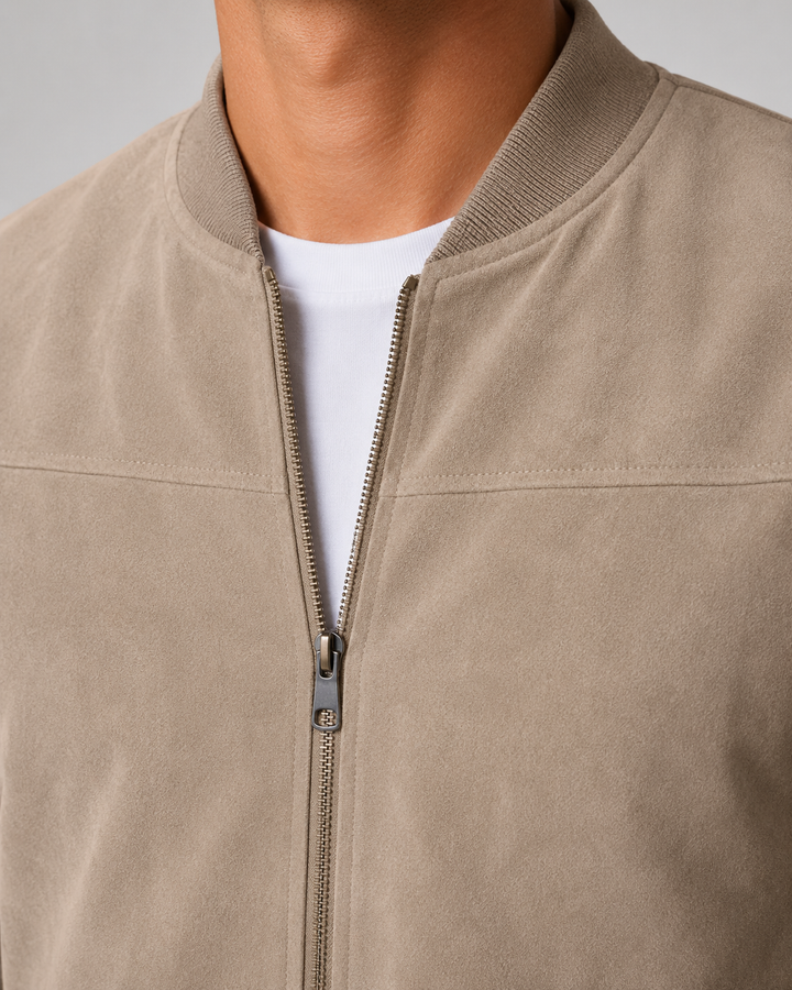 Hugo | Men's Suede Bomber Jacket