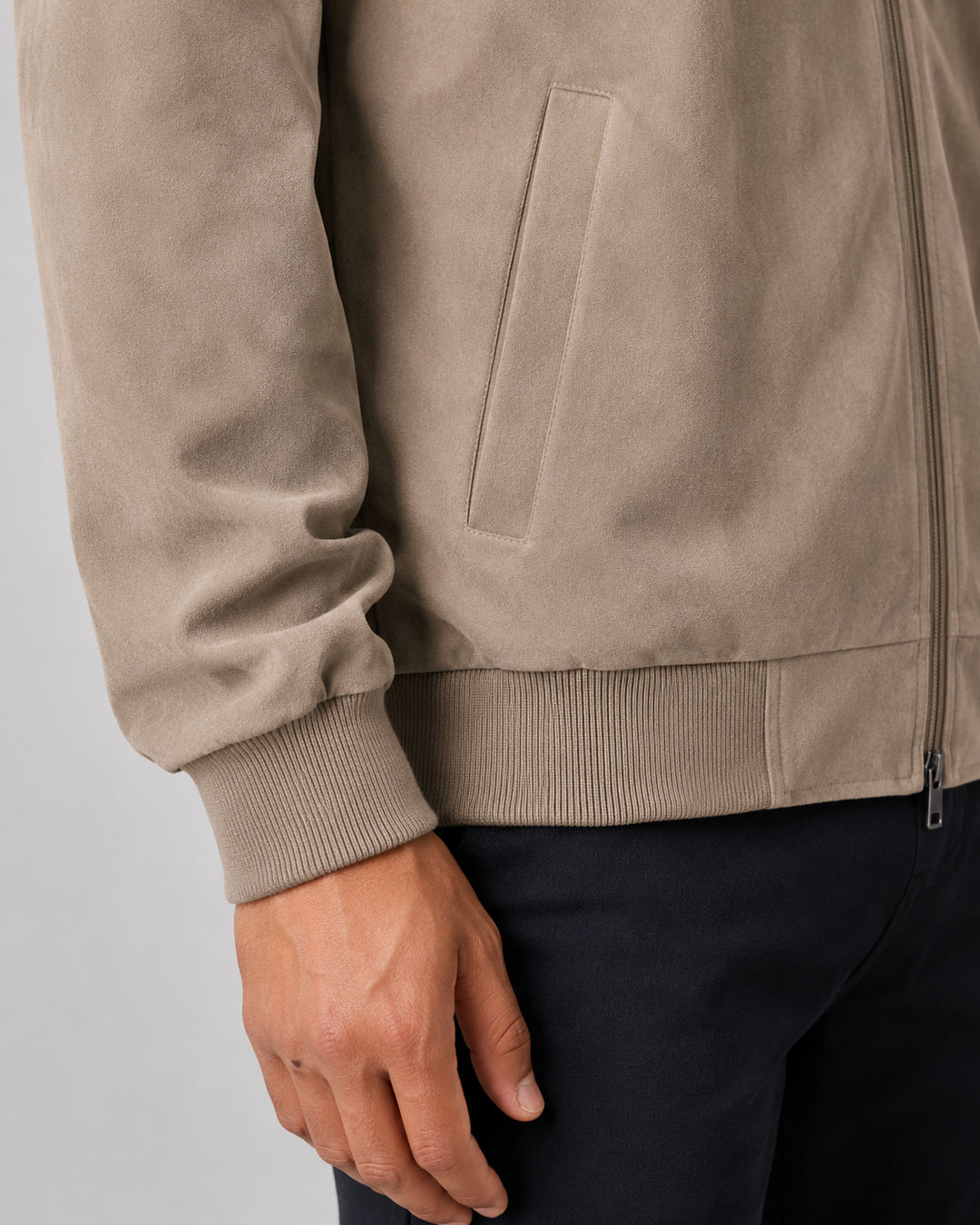 Hugo | Men's Suede Bomber Jacket
