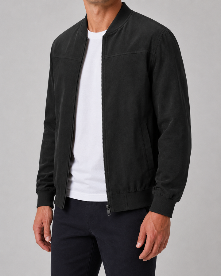Hugo | Men's Suede Bomber Jacket