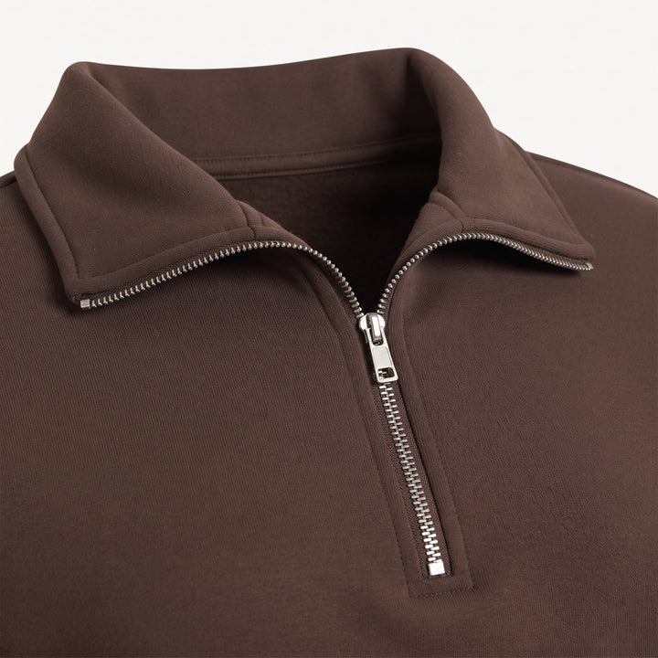 Sloane | Women's Cropped Half-Zip Sweatshirt